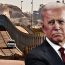 Photo edit of President Biden and the U.S.-Mexico border. Credit: Alexander J. Williams III/Popacta.