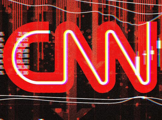 Photo edit of CNN logo. Credit: Alexander J. Williams III/Pop Acta.
